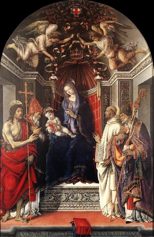 LIPPI, Filippino Signoria Altarpiece (Pala degli Otto) sg Germany oil painting art